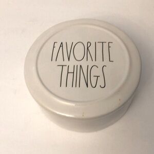 Rae Dunn Favorite Things Trinket Box